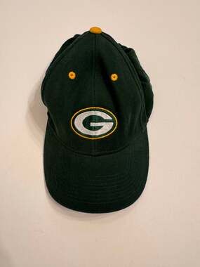 Vintage NFL Green Bay Packers Baseball Cap Adjustable OSFA Green/Yellow